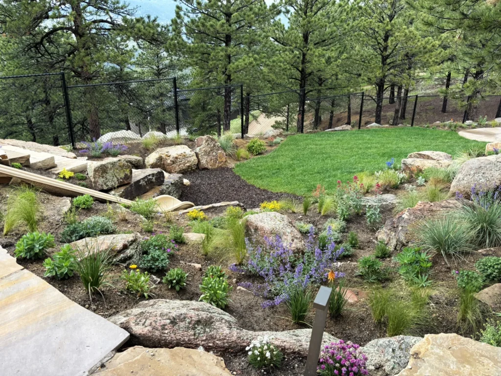 Boulder landscape and design