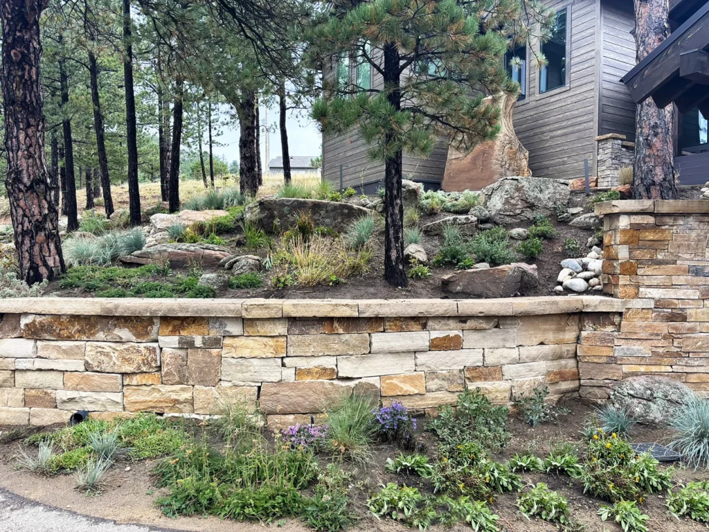 Boulder xeriscape