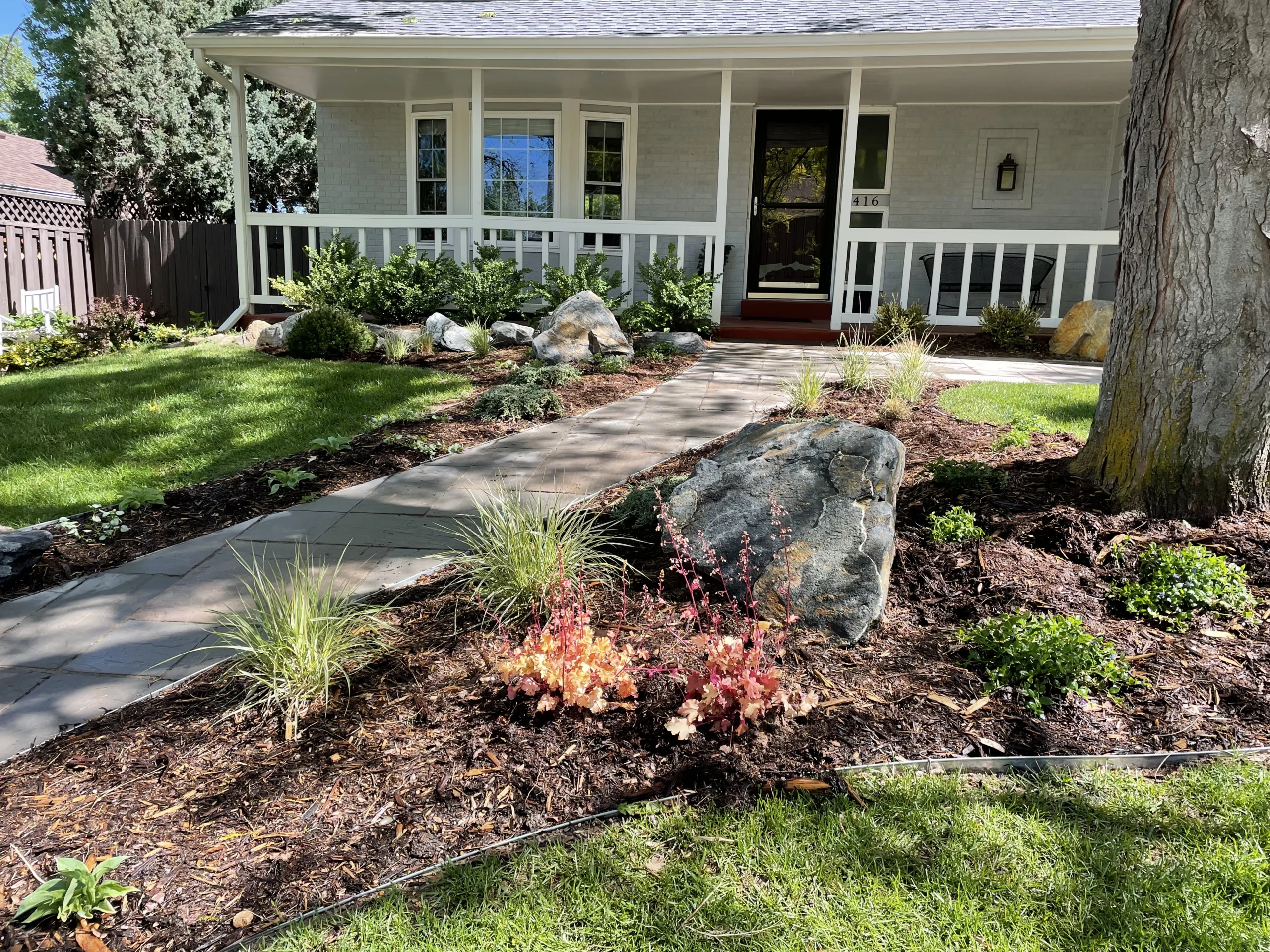 boulder landscape repair