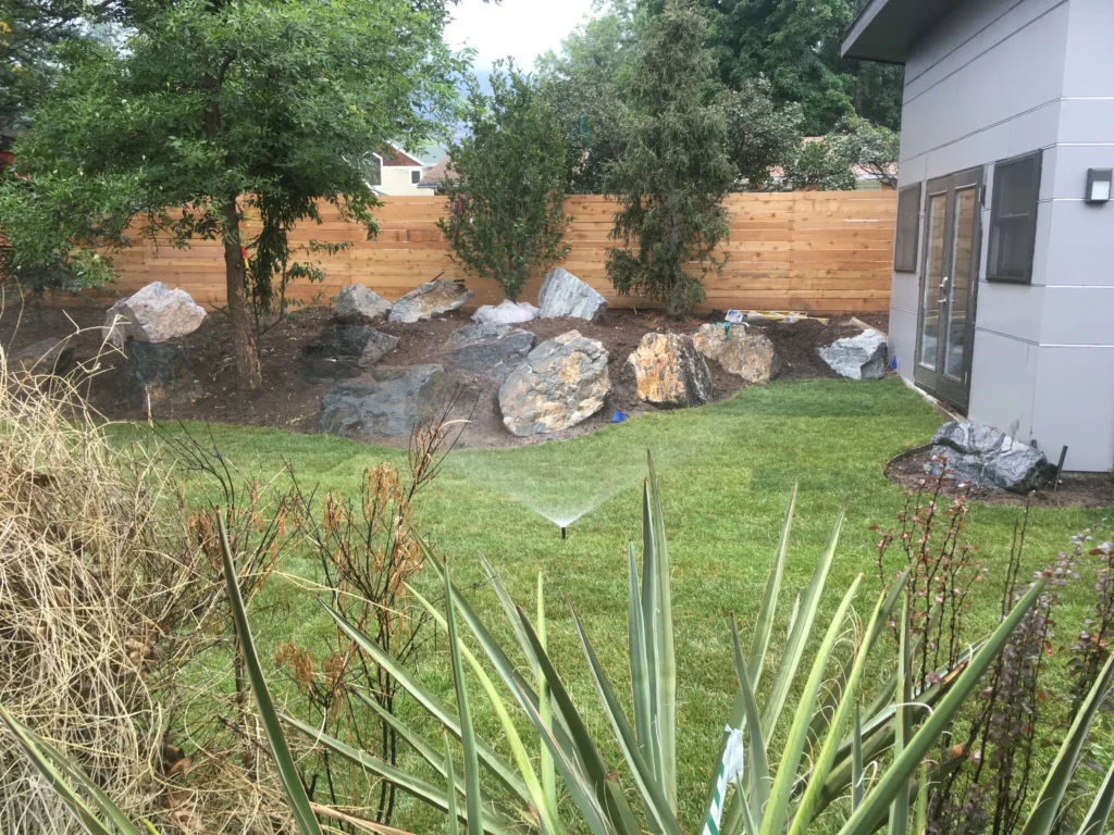 boulder landscaping seasons