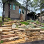 Boulder xeriscape irrigation